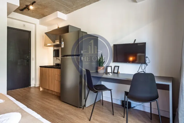 Imagem Studio moderno à venda em Indianópolis, São Paulo-SP: 1 quarto, 1 suíte, 1 sala, 1 banheiro, 26m² de área.