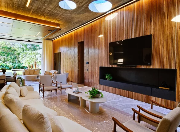 Imagem Casa de luxo à venda em Riviera de São Lourenço Módulo 15: 5 suítes, 3 salas, 3 vagas, 542m² de área.