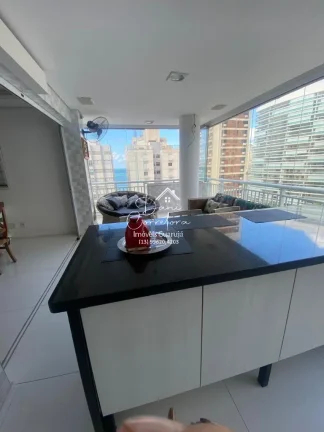 Imagem Apartamento à venda em Guarujá-SP, Vila Alzira: 3 quartos, 1 suíte, 2 salas, 2 banheiros, 2 vagas de garagem, 126m².