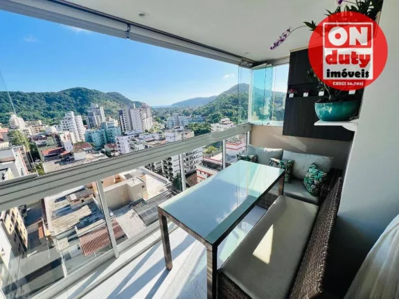 Imagem Apartamento com 2 dormitórios à venda, 96 m² por R$ 700.000 - Jardim Las Palmas - Guarujá/SP