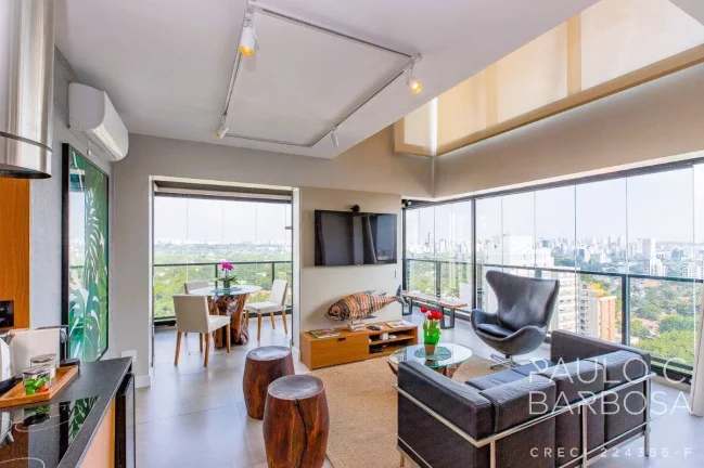 Imagem Pinheiros Novo - MOBILIADO- 1 St - 1 vg - Duplex - 89m² - Vista Fantástica