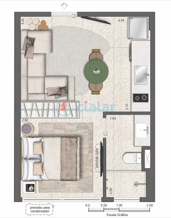 Imagem Studio à venda 1 Quarto 27.7M Gávea Rio de Janeiro - RJ | Parque Sustentável da Gávea - Residencial - Fase 2