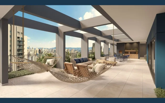 Imagem Studio em frente ao edifício Copan - 25,59M², Academia, SPA, Lavanderia.