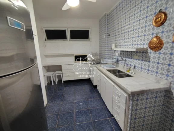 Imagem Apartamento para locação em Guarujá-SP, Pitangueiras: 2 quartos, 2 salas, 3 banheiros, 1 vaga, 118m². Venha conhecer!
