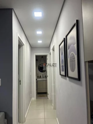 Imagem Apartamento com moveis planejado e 3 dormitórios à venda, 66 m² por R$ 627.000 - Condomínio Edifício Plaza Bella Vista - Indaiatuba/SP