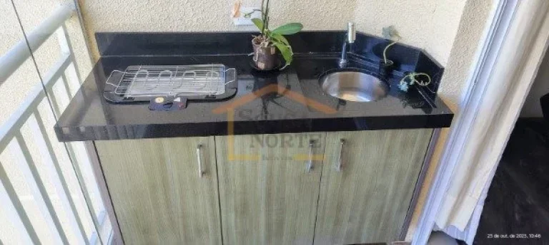 Imagem Apartamento com 76 m²com 3 dormitórios, sendo 1 suíte, possui armários embutidos na cozinha, lav...