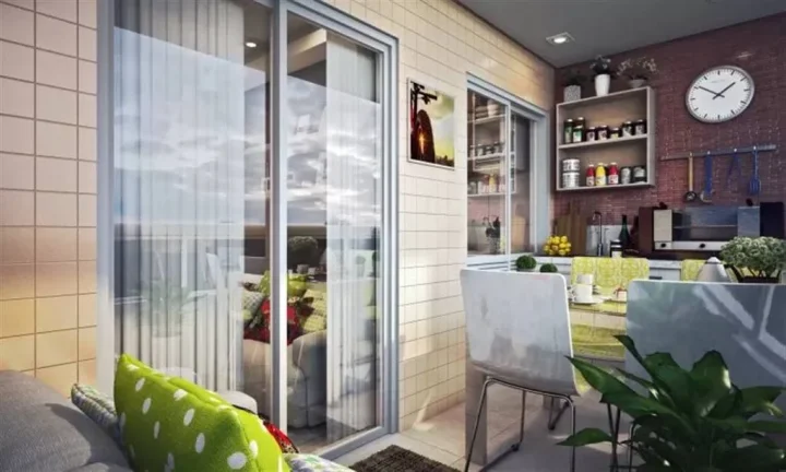 Imagem APARTAMENTO COM 57.44 m² - FORTE - PRAIA GRANDE SP