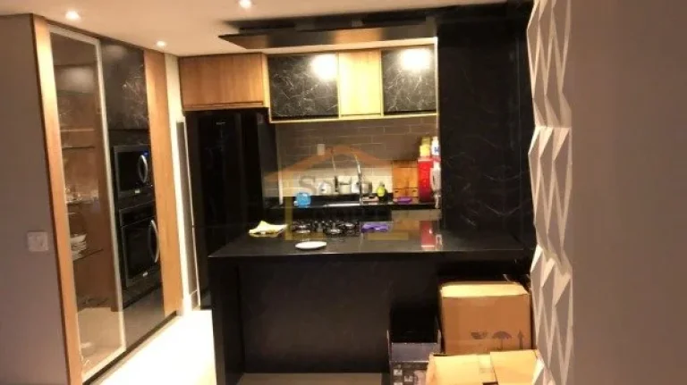 Imagem Apartamento 2 dormitórios, sendo 1 suíte, rico em armários, ar condicionado, sala 2 ambientes, sa...