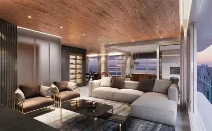 Imagem Apartamento na planta com 4 suítes e 3 vagas de garagem no Centro de Balneário Camboriú