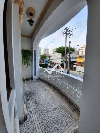Imagem Sobrado com 4 dormitórios à venda, 280 m² por R$ 1.915.000 - Pompéia - Santos/SP