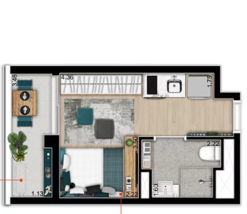 Imagem APARTAMENTO RESIDENCIAL em São Paulo - SP, Vila Buarque