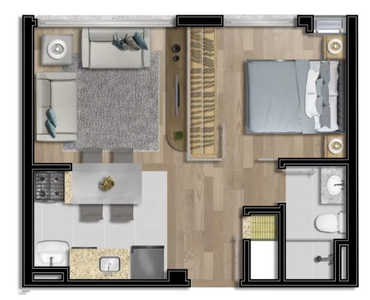 Imagem Apartamento à venda no bairro Bom Fim - Porto Alegre/RS