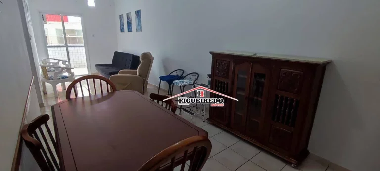 Imagem Apartamento com 1 dormitório para alugar, 59 m² por R$ 2.850,02/mês - Canto do Forte - Praia Grande/SP