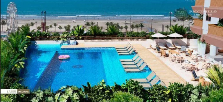 Imagem Apartamento com 3 dormitórios à venda, 119 m² por R$ 1.085.000,00 - Vila Guilhermina - Praia Grande/SP