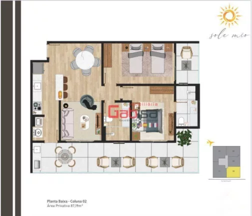 Imagem Apartamento com 2 dormitórios à venda, 85 m² por R$ 778.000,00 - Centro - Cabo Frio/RJ