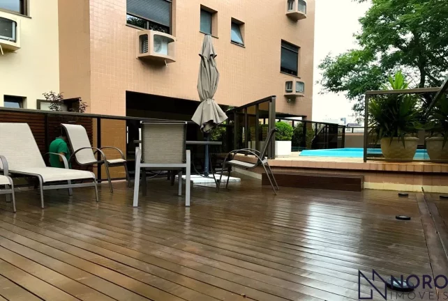 Imagem Apartamento no Centro semi mobiliado, 3 dormitórios, 2 vagas, prédio com infraes