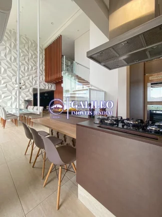 Imagem Cobertura Duplex mobiliada, para venda ou locação no condomínio Grand Garden em Jundiaí/SP