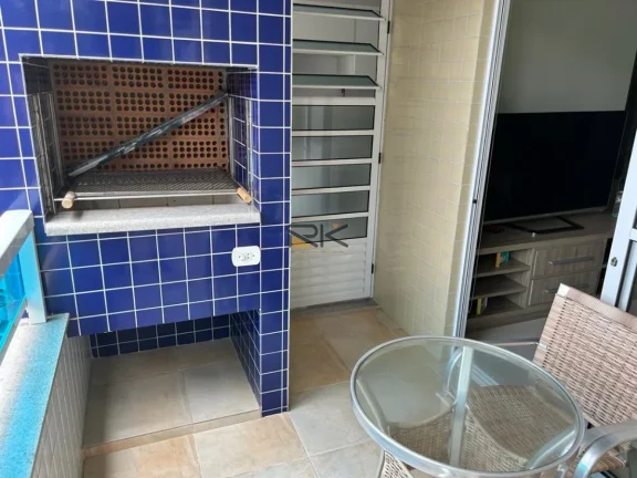 Imagem APARTAMENTO PRAIA GRANDE com 2 dormitórios sendo 1 suíte,1 vaga de garagem,varanda gourmet com churrasqueira,sala 2 ambientes