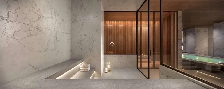 Imagem Cobertura de 258m c/ 3 Suítes,Terraço Gourmet,Hall Privativo,2 Vagas,Brinquedoteca, Churrasqueira, Piscina coberta, Pool Bar, Deck, Coworking, jacuzzi