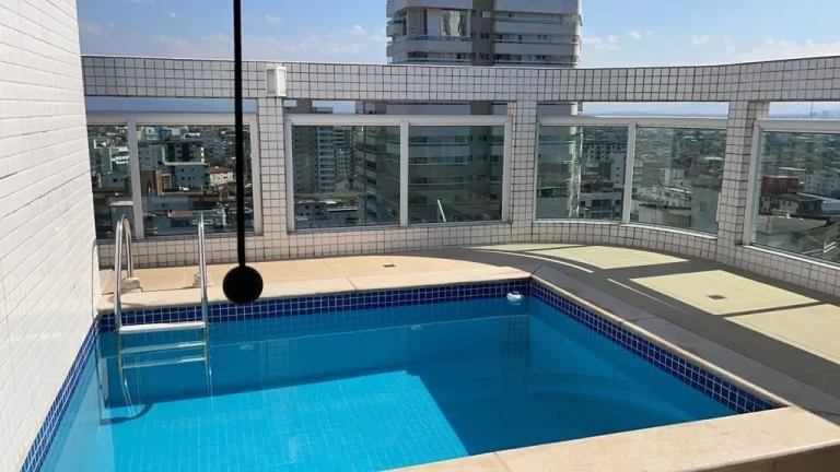 Imagem Cobertura à venda, 258 m² - Piscina - 4 dormitórios -Vila Guilhermina - Praia Grande/SP