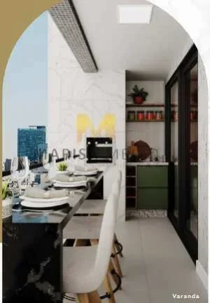 Imagem Espetaculatr Apartamento à venda, no Merizzo Residencial, com 2 a 3 quartos , 48m2a 122m2 no Capão Raso, em Curitiba.