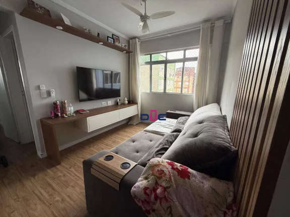 Imagem Apartamento com 2 dormitórios à venda, 60 m² por R$ 265.000,00 - Saboó - Santos/SP