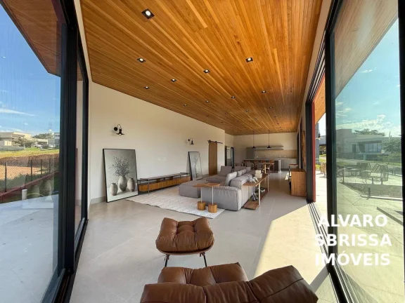 Imagem Casa porteira fechada com linda vista no Condomínio Campos de Santo Antonio II em Itu