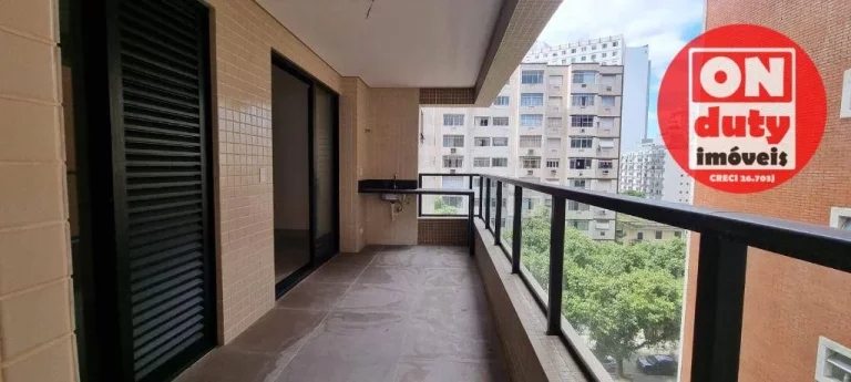 Imagem Apartamento com 2 dormitórios à venda, 75 m² por R$ 1.150.000,00 - José Menino - Santos/SP
