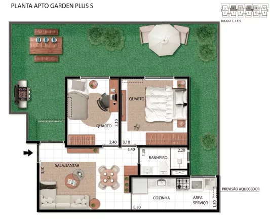 Imagem Varandas Mendanha - Apartamento à venda no bairro Campo Grande - Rio de Janeiro/RJ