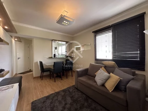 Apartamento com 1 Quarto para Alugar, 40 m² em Brooklin - São Paulo