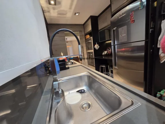 Imagem Lindo Apartamento para Venda no Condomínio Clube Domo Life, com 3 dormitórios, com 123m², 2 vagas, varanda Gourmet, Centro de São Bernardo do Campo