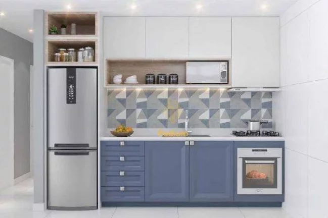 Imagem Apartamentos com varanda / sacada gourmet a poucos minutos da praia no Brisamar - AP0119