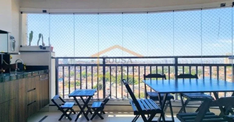 Imagem Apartamento, com 76m², 3 dormitórios, sendo 1 suíte, possui cozinha americana integrada à sala d...