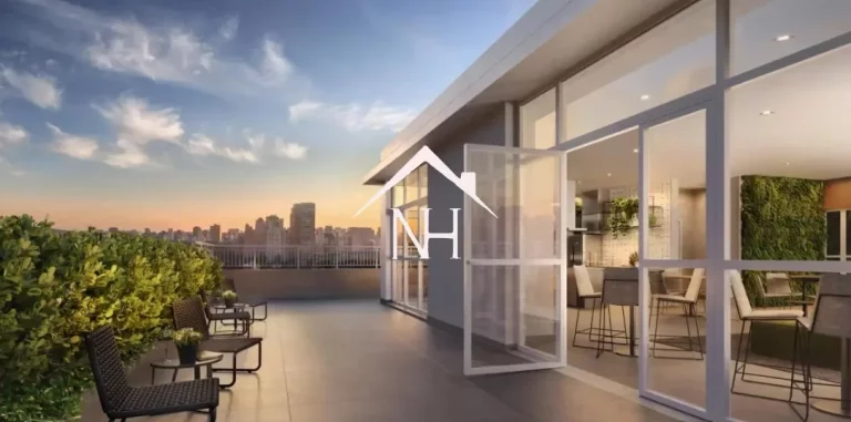 Imagem apartamento de 60m com dormitório e terraço,Churrasqueira,Cinema,Piscina,Salão de festas,Redário,coworking Bicicletário,Coworking,fitnss,lavanderia