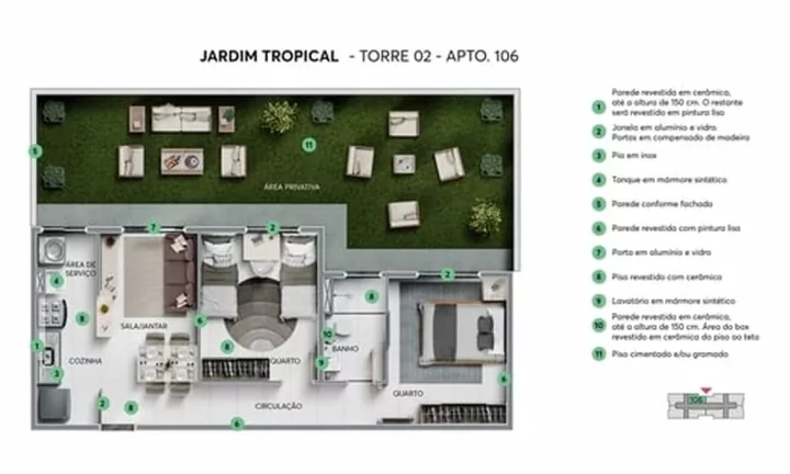 Imagem Jardim Tropical - Fase 2