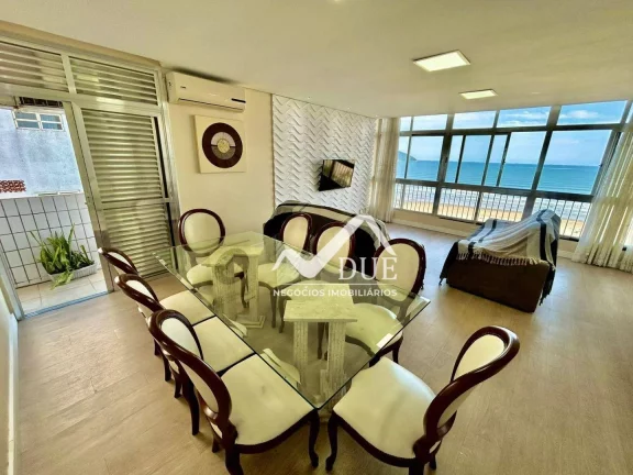 Imagem Oportunidade de apartamento frente mar com vista panorâmica da Orla de Santos, no Miolinho da Pompéia.