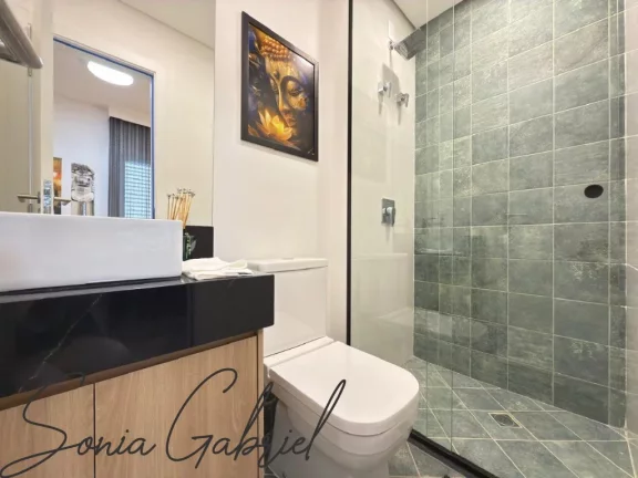 Imagem Apartamento à venda em Vinhedo-SP: 1 quarto, 2 salas, 1 banheiro no Residencial Gran Paradiso - 48,21m² de área. Imagem Apartamento à venda em Vinhedo-SP: 1 quarto, 2 salas, 1 banheiro no Residencial Gran Paradiso - 48,21m² de área.