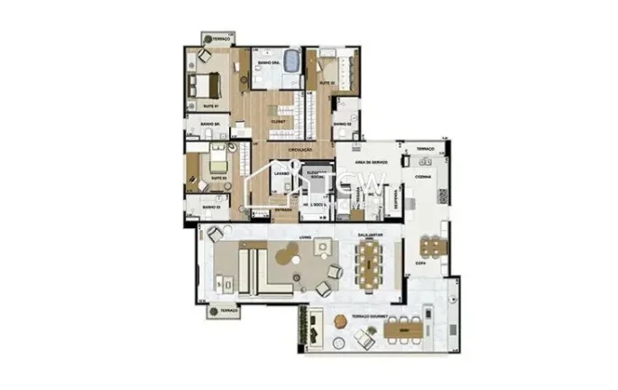 Imagem Apartamento à venda 3 dorm no Vila Mariana/Sp - Ibirapuera Boulevard