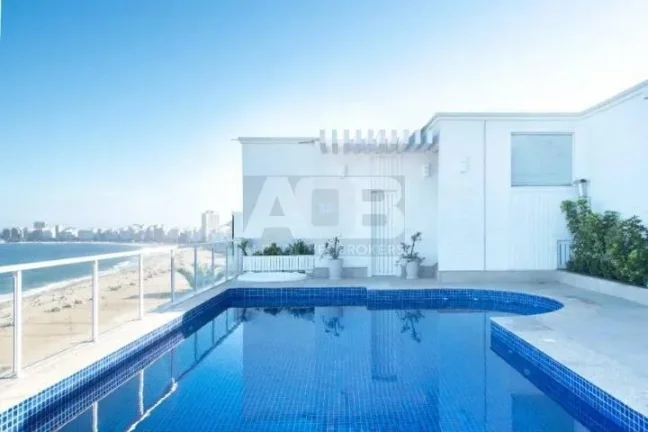 Imagem Cobertura à venda na Atlântica, 1.032m2, 5quartos, 3vgas, Frontal Mar.