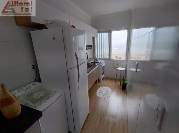 Imagem Apartamento à venda em Praia Grande-SP, bairro Mirim: 1 quarto, 1 sala, 1 banheiro, 1 vaga, 40m² de área.