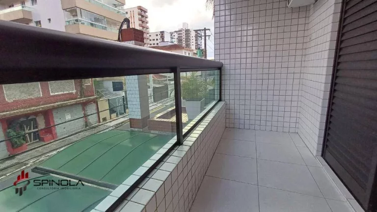 Imagem Apartamento com 1 dormitório à venda, 50 m² por R$ 310.000,00 - Vila Guilhermina - Praia Grande/SP