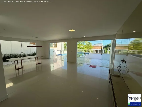 Imagem CASA DE LUXO LOCAÇÃO ANUAL SEM MÓVEIS  NO ALPHAVILLE 2 SALVADOR | 4 SUÍTES COM 4 VAGAS 