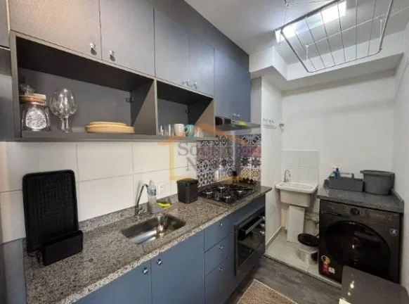 Imagem Apartamento de 34 m², com 2 dormitórios, banheiro, sala e cozinha, totalmente mobiliado.
SEM VAGA ...