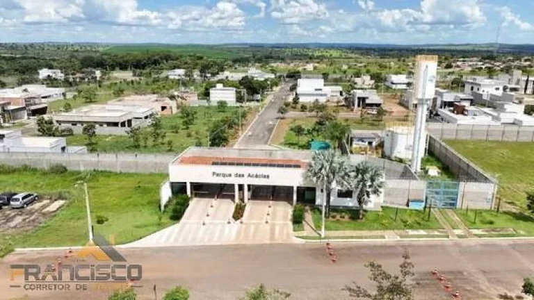 Lotes a partir de 250m² no Parque das Acácias em Aragoiânia
