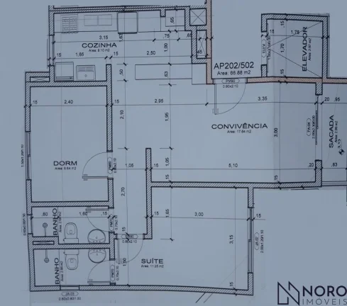 Imagem APARTAMENTO NOVO - SEMI MOBILIADO - BAIRRO SÃO JOSÉ