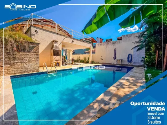Imagem Casa para Locação, com 3 dormitórios 3 Suítes, atende até 10 Pessoas - Riviera de São Lourenço Bertioga SP