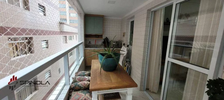 Imagem Apartamento com 2 dormitórios à venda, 62 m² por R$ 588.000,00 - Vila Caiçara - Praia Grande/SP
