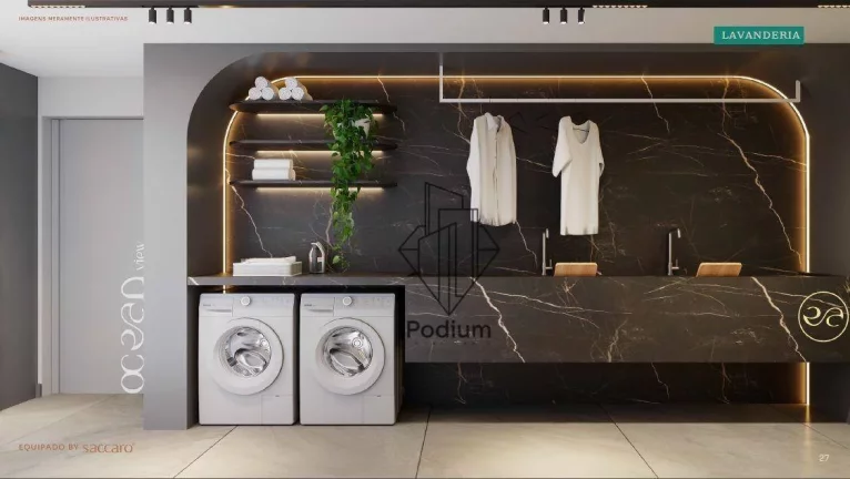 Imagem Flats Studio térreo com área privativa a beira mar da praia do Bessa - FL0766