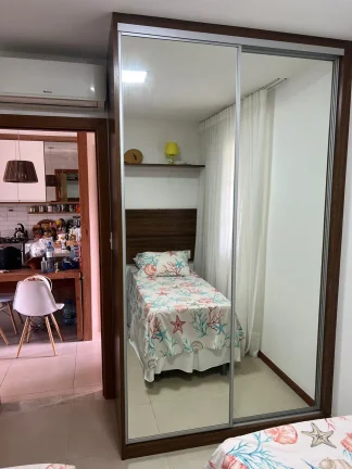 Imagem Apartamento com churrasqueira e quadra poliesportiva em condomínio fechado na Praia do Forte, Mata de São João