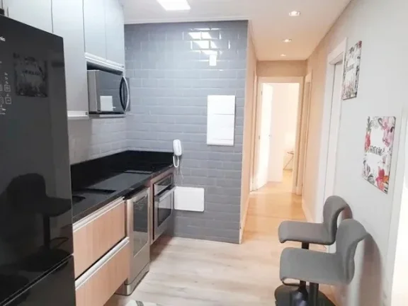 Imagem Apartamento 71M², 3Q, 1 Suíte, 2 Banheiros, 2 Vagas, Varanda Gourmet, Piscina Adulto e Infantil, Churrasqueira, Salão de Festas e Jogos, Playground.